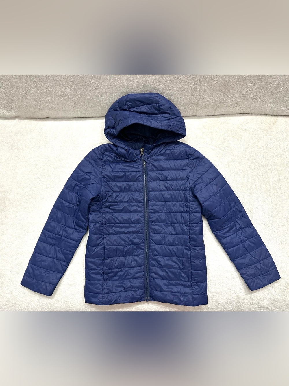 Lands' End Quilted Jacket Boys Size 8 Years Excellent Condition